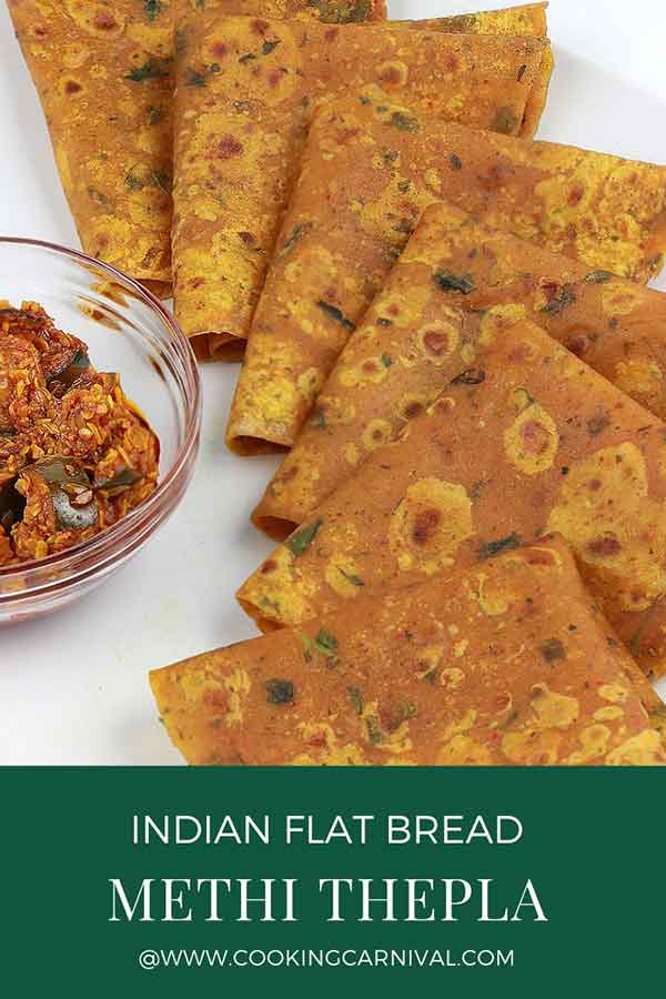 Methi thepla / Gujarati Theple / Gujju thepla / Indian Flat bread