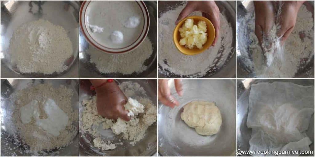 Kneading dough for indian sweet