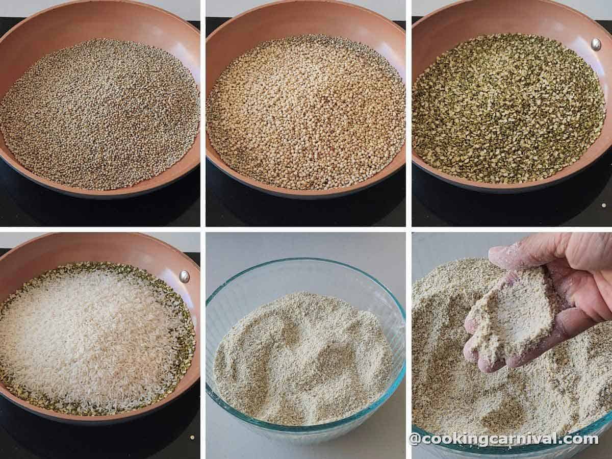 Bhaidku flour making.