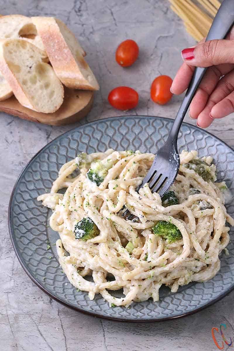 alfredo pasta bake