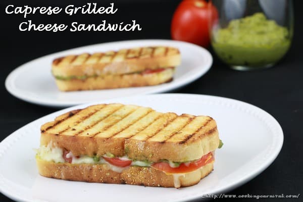 Caprese Grilled Cheese Sandwich