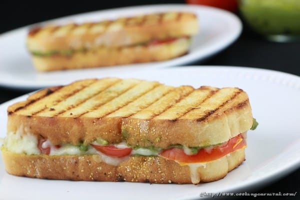 Caprese Grilled Cheese Sandwich