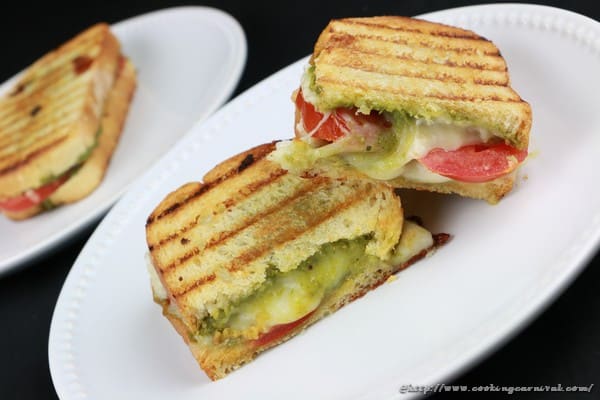 Caprese Grilled Cheese Sandwich