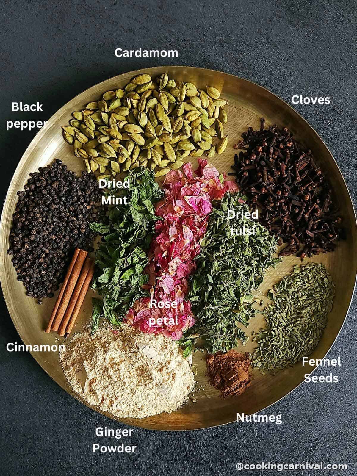 chai masala ingredients