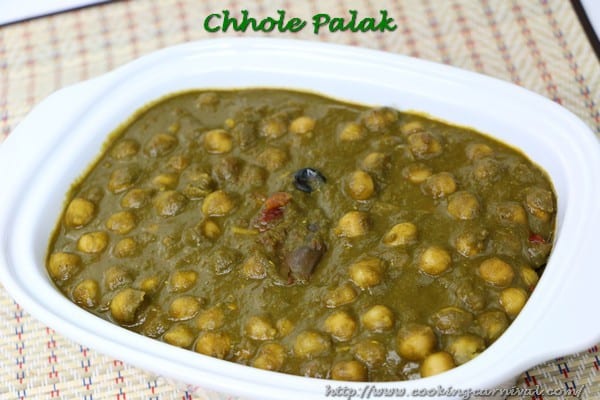 Chhole Palak