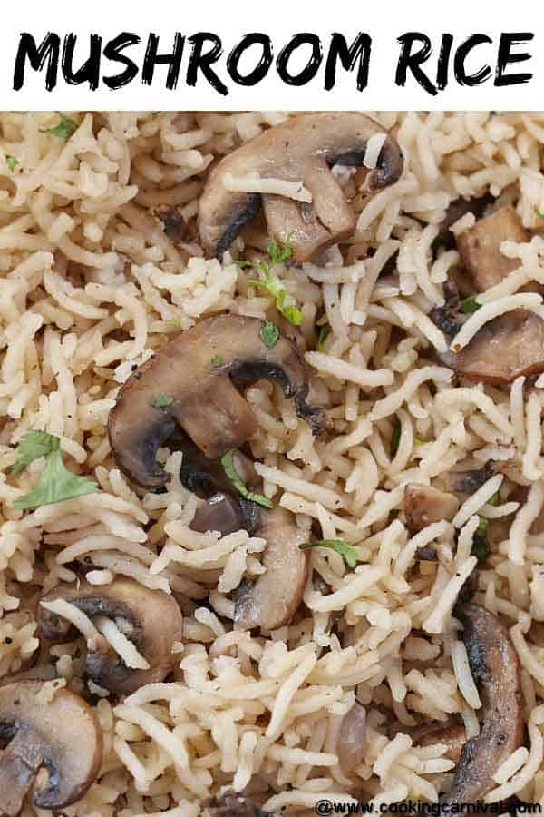 Mushroom pilaf