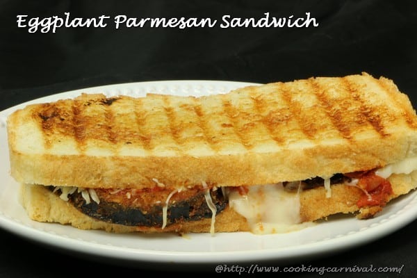 Eggplant Parmesan Sandwich