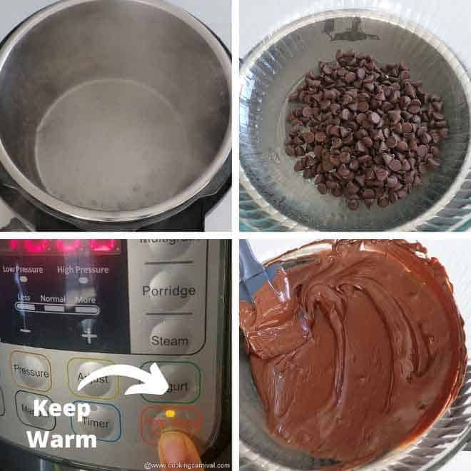 melting chocolate in instant pot