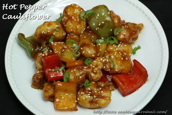 Hot pepper cauliflower