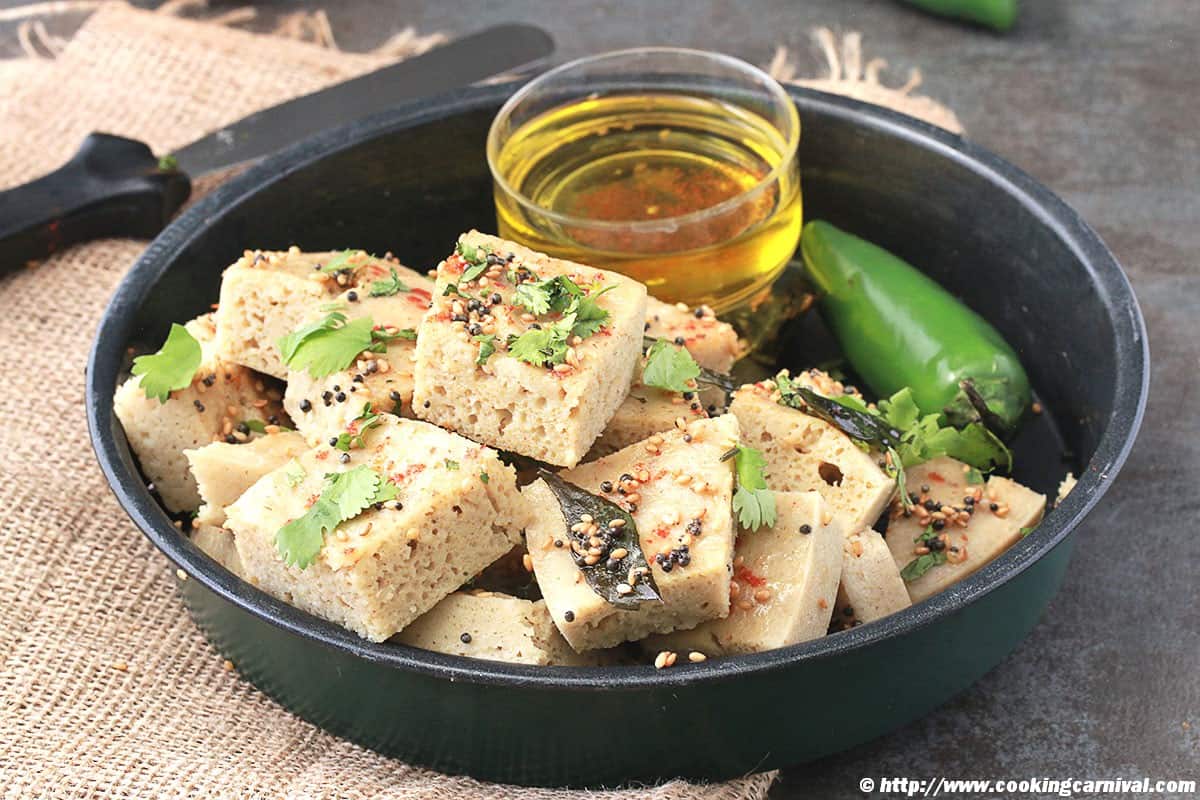 Quinoa Oats And Lentil Dhokla