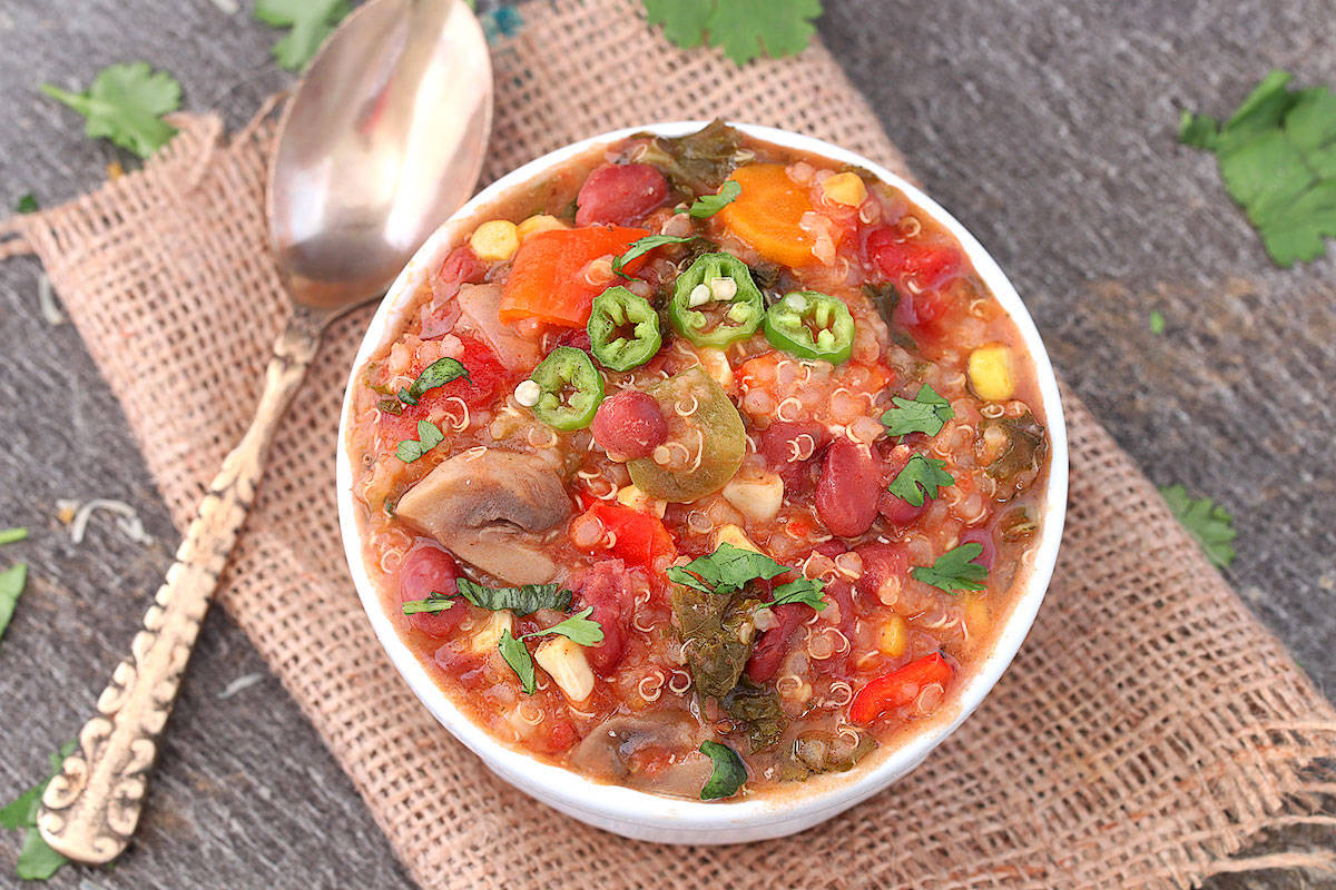 Quinoa Chili In Instant Pot