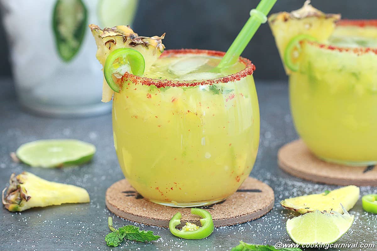 Virgin Pineapple Jalapeno Margarita