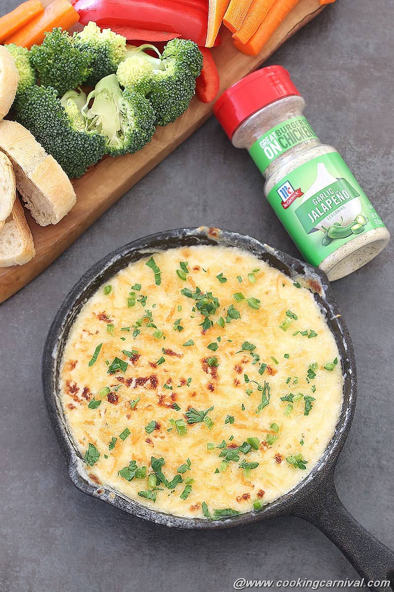 Garlic Jalapeno Alfredo Dip