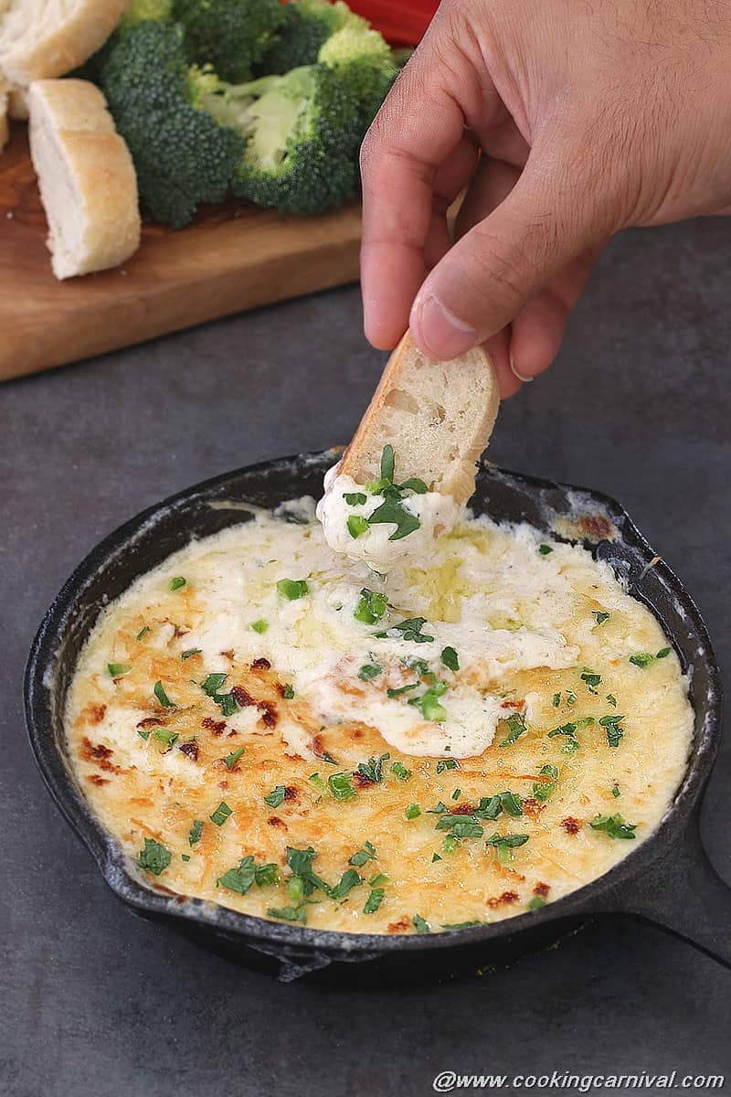 Garlic Jalapeno Alfredo Dip