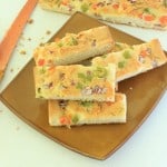 Pepper Onion Focaccia Bread