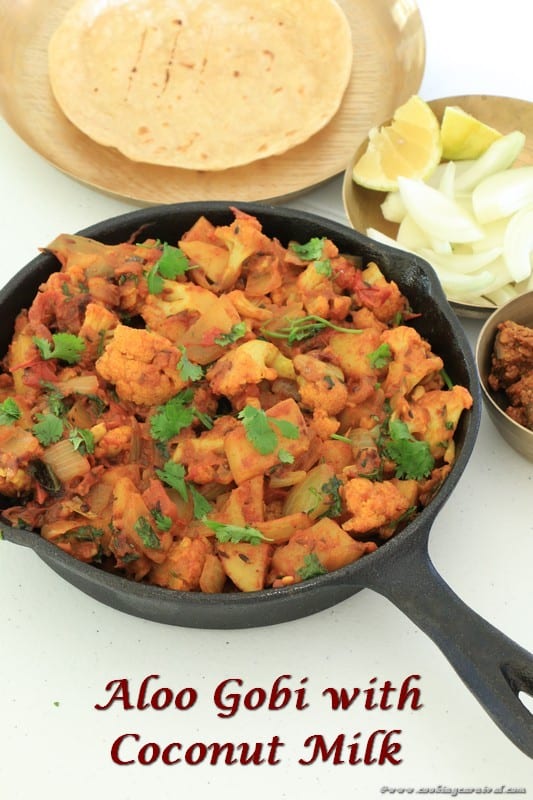 Aloo Gobi With Coconut Mil