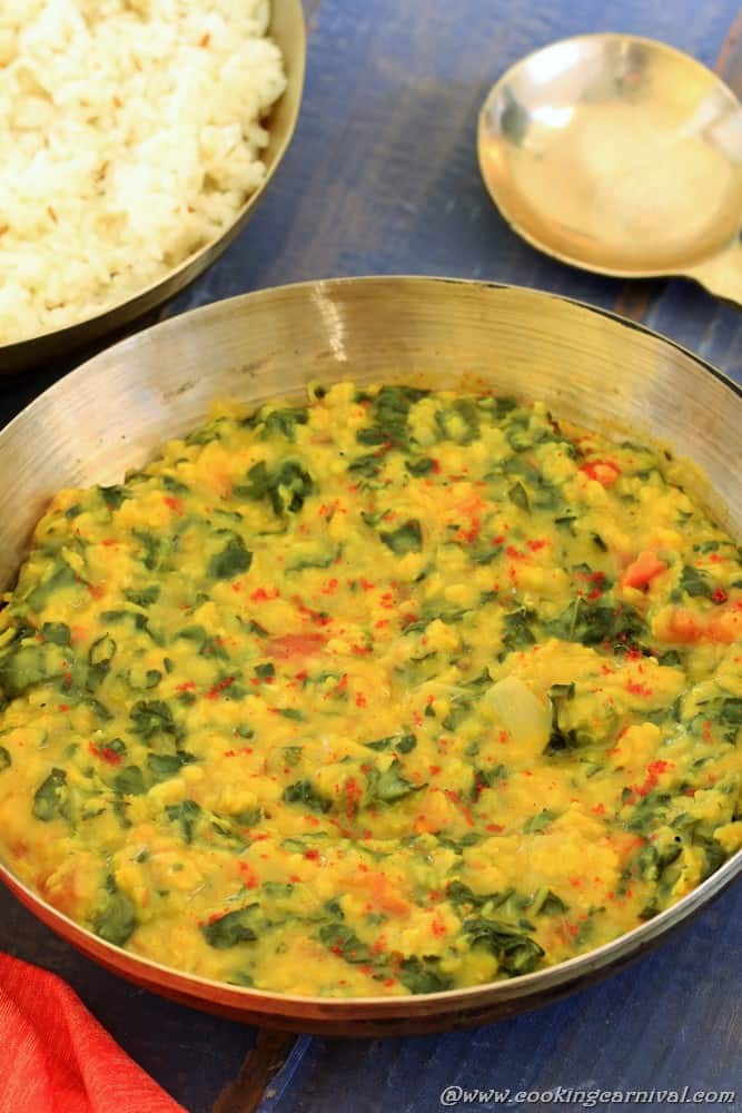 Kale and Moong Ki Dal