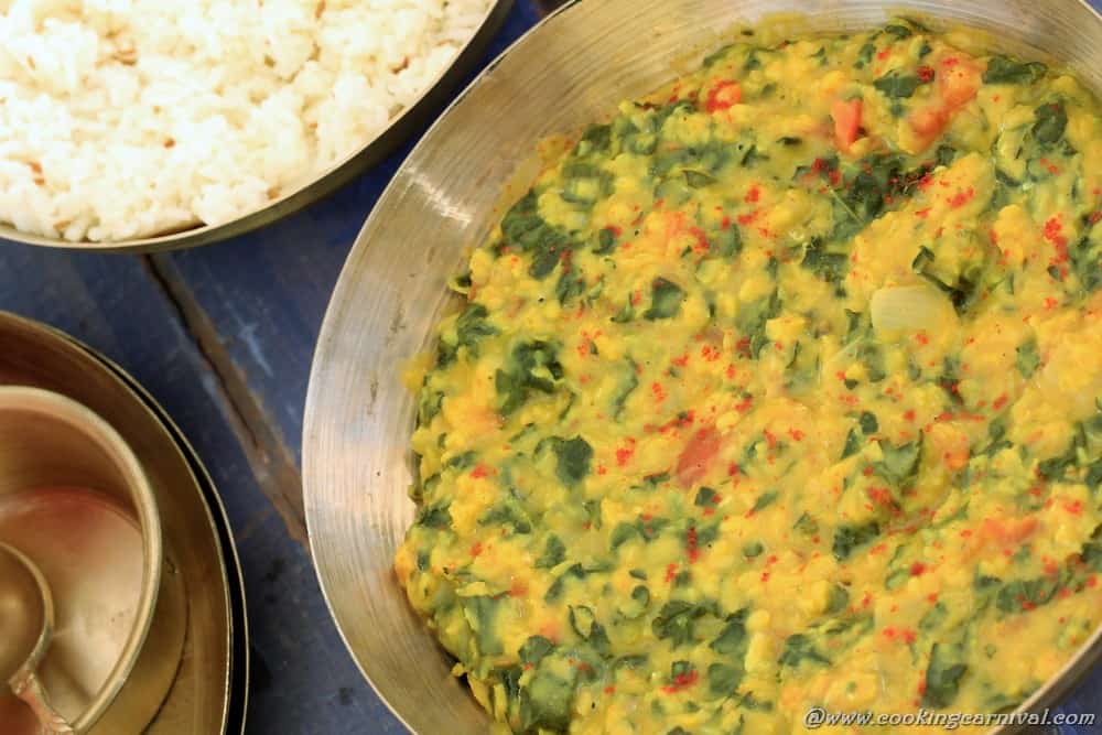 Kale and Moong Ki Dal