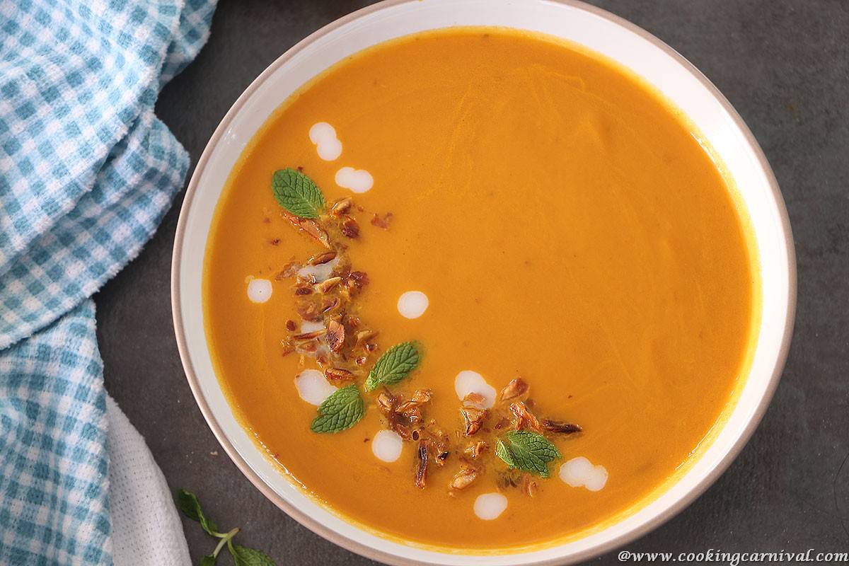 Ginger Garlic Carrot Soup