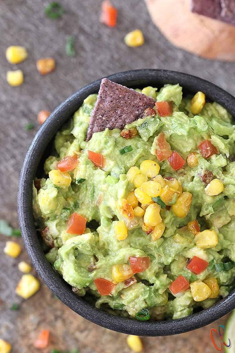 Roasted Corn Guacamole