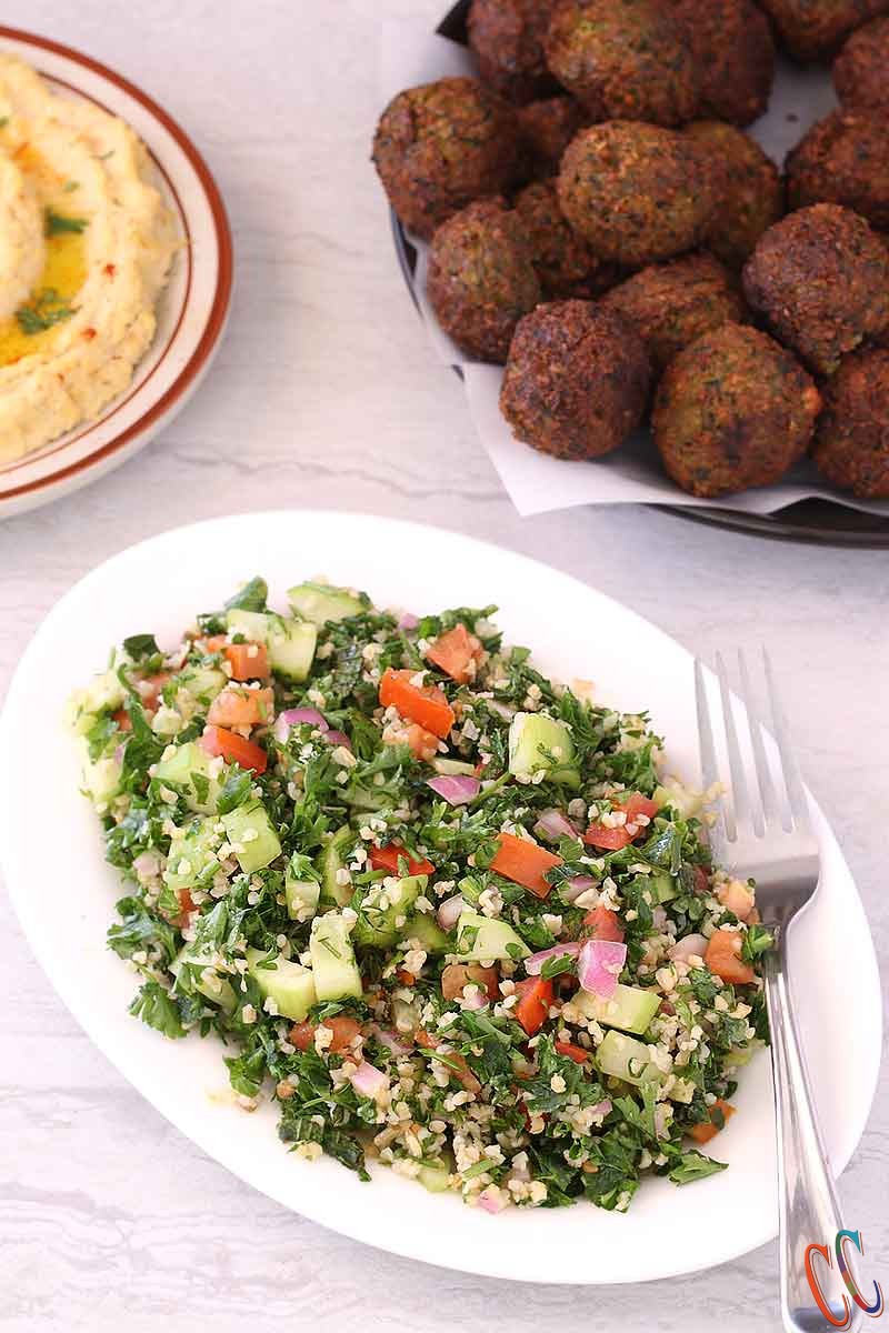 Classic Homemade Tabouli Salad / Tabbouleh Salad / tabouleh / Parsley Salad