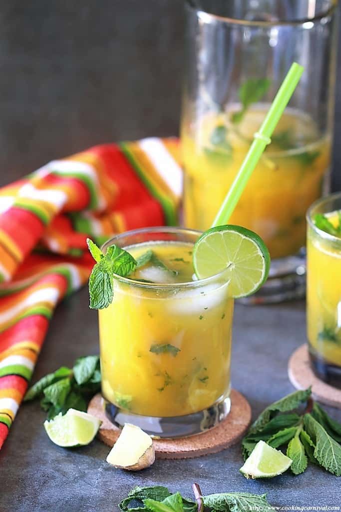 Mango Ginger Virgin MojitoMango Ginger Virgin Mojito