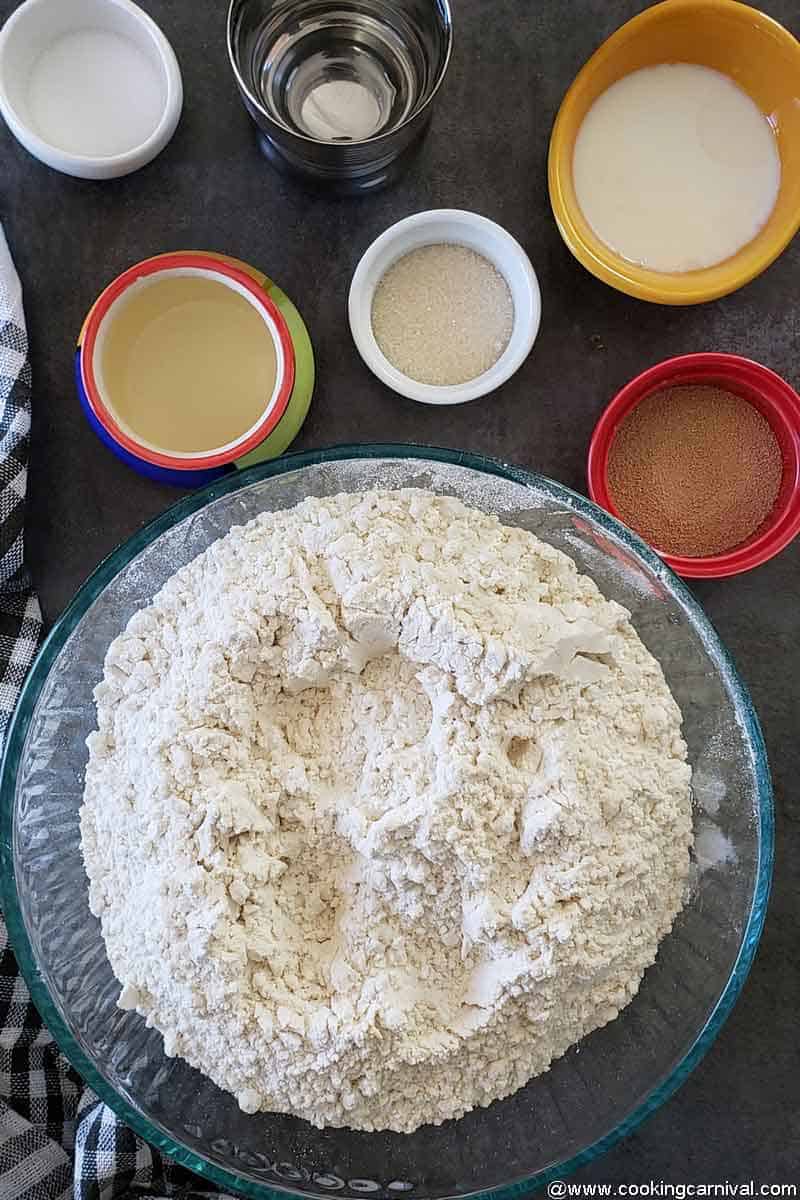 Ingredients of Homemade bowl