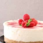 Best eggless cheesecake, Instant Pot Raspberry Swirl Eggless Cheesecake, eggless cheesecake in Instant Pot