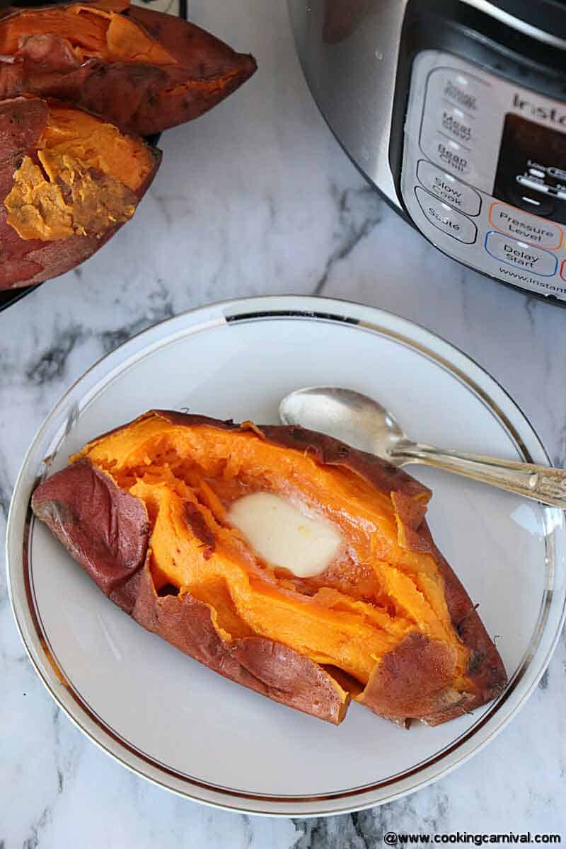 sweet potatoes with butter