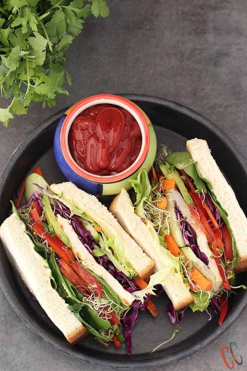 Vegetable jumbo Sandwich