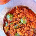 Mango Pickle | Gujarati traditional Methiya Keri Nu Athanu - Finger licking Pickle recipe Made with fresh raw mango, Methi Na Kuriya (coarsly crushed Fanugreek Seeds), Rai Na kuriya (Coarsely crushed mustard seeds), Salt, Red chili powder, Asafetida and Oil.