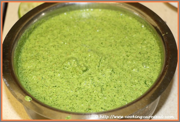 Mint Coriander Chutney