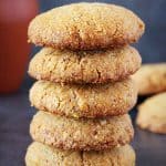 a stack of healthy oats cookies