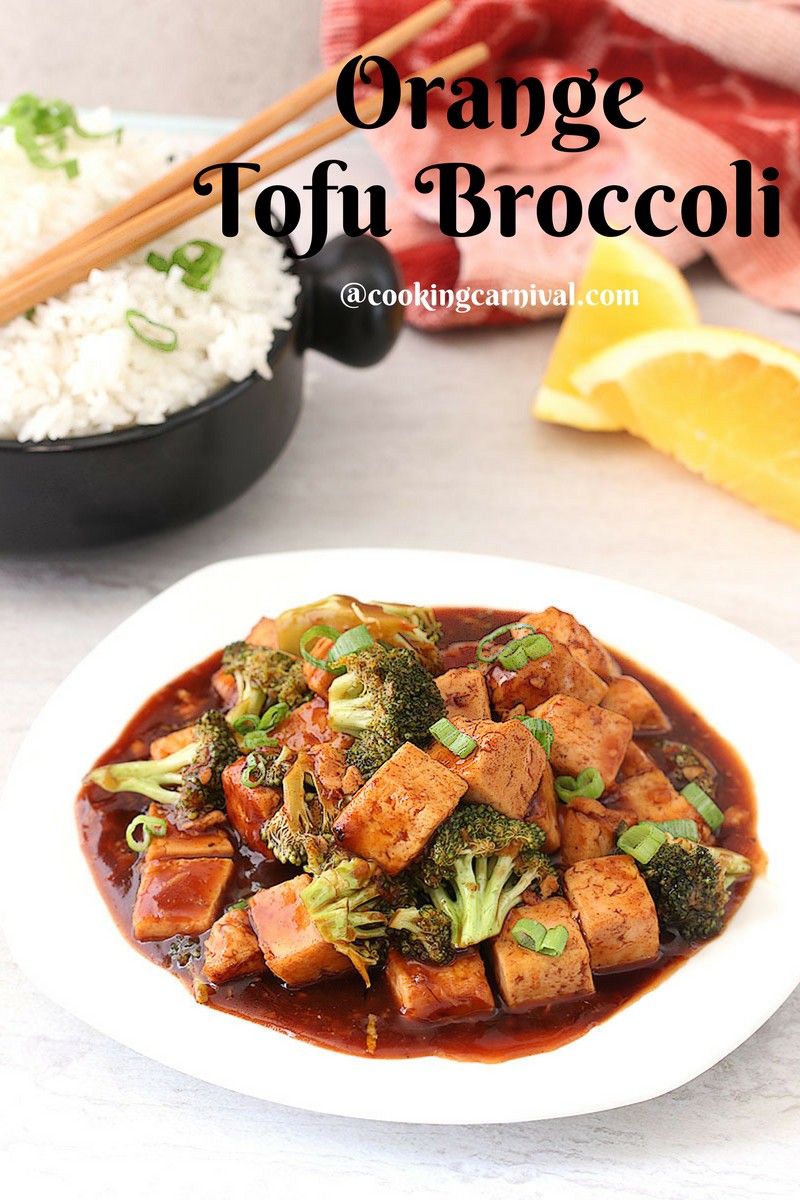 Orange Tofu Broccoli