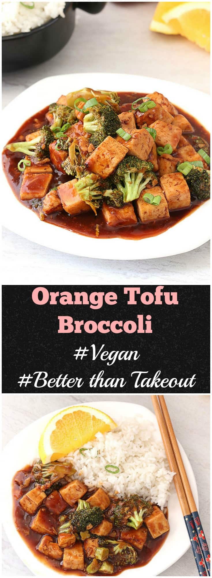 Orange Tofu Broccoli