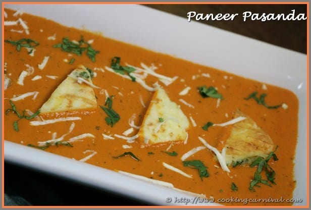 Paneer Pasanda