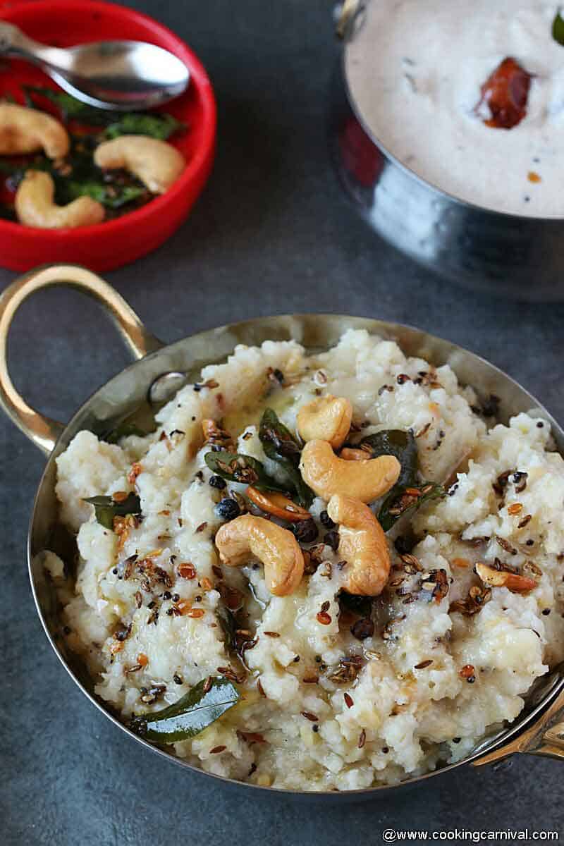 Pressure cooker ven pongal recipe.jpg