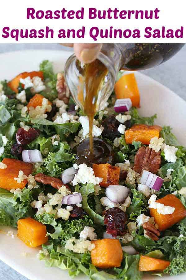 Roasted Butternut Squash and quinoa Salad recipe