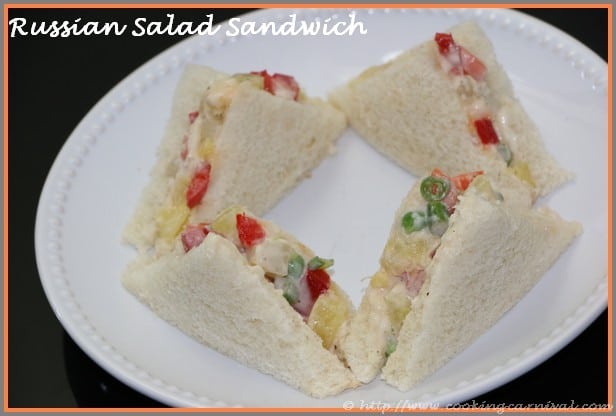 Russian Salad Sandwich