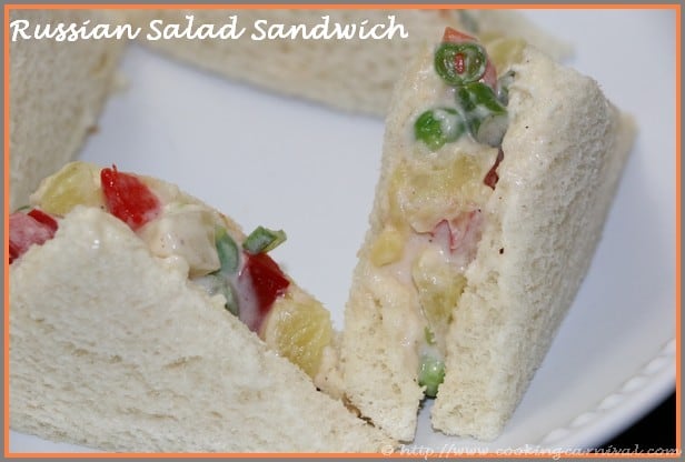 Russian Salad Sandwich