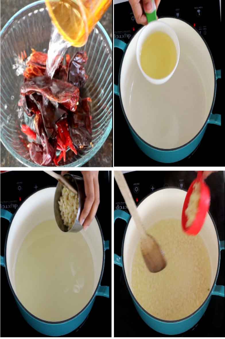 step by step pictures of schezwan sauce