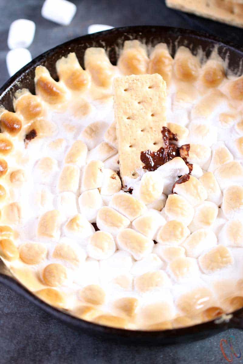 Smores Dip, vegan smores