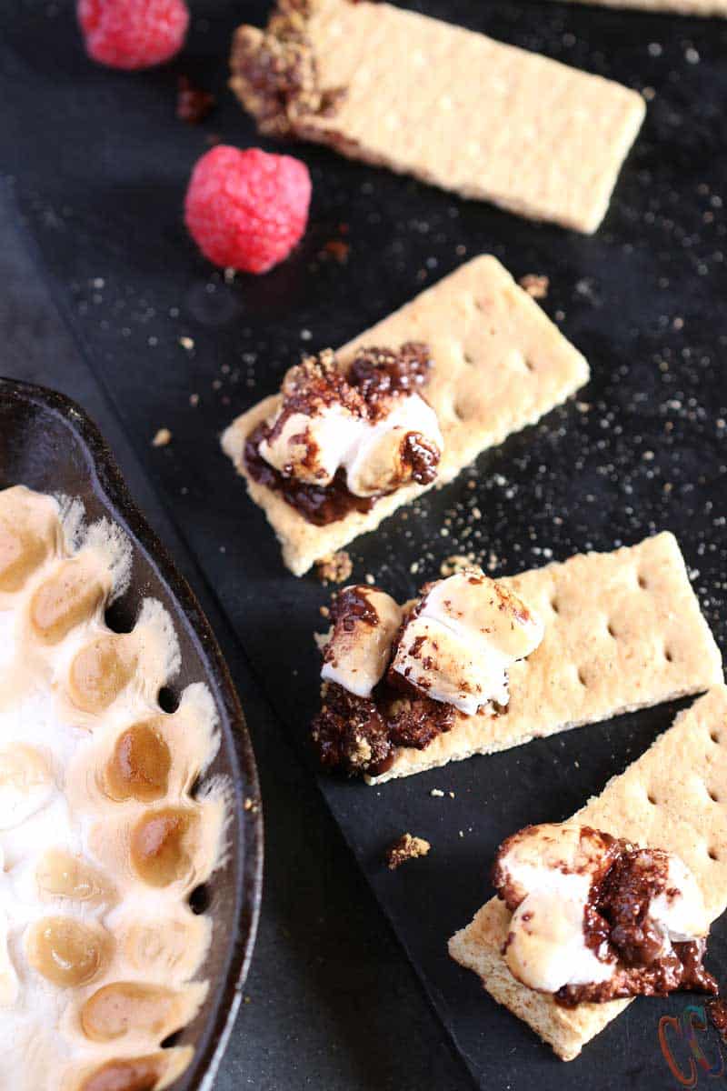 Smores Dip, dipping sauce for crackers and fruit