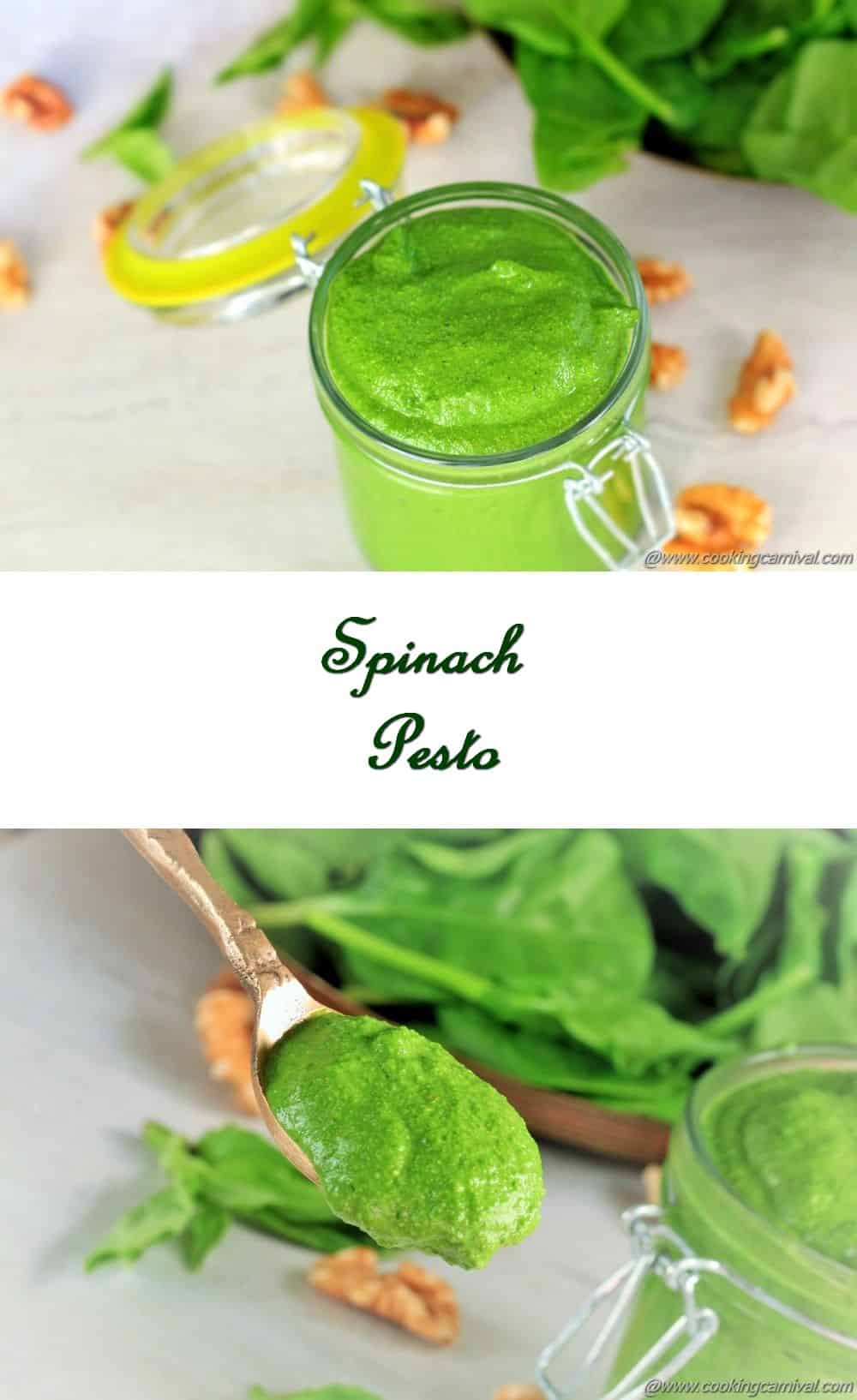 spinach pesto