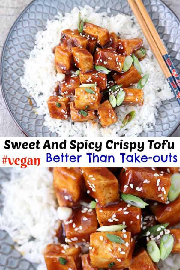 Sweet And Spicy Crispy Tofu