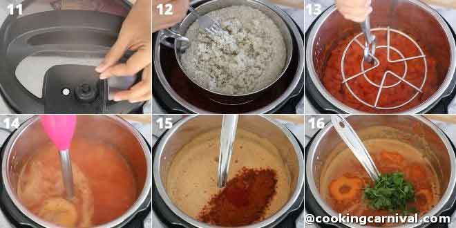 rasam making collage