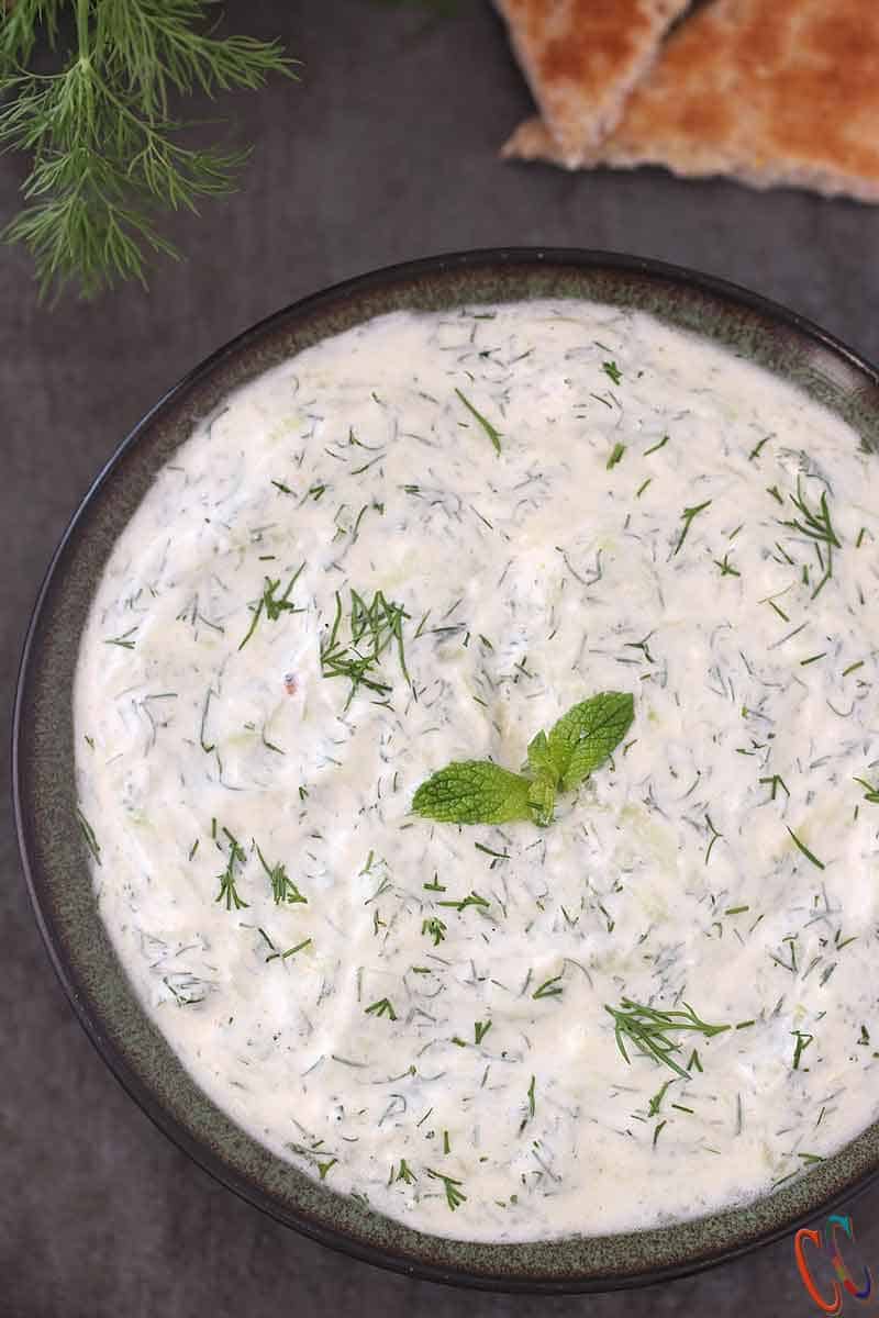 tzatziki-Sauce | greek yogurt dip recipes | greek yogurt dip dill