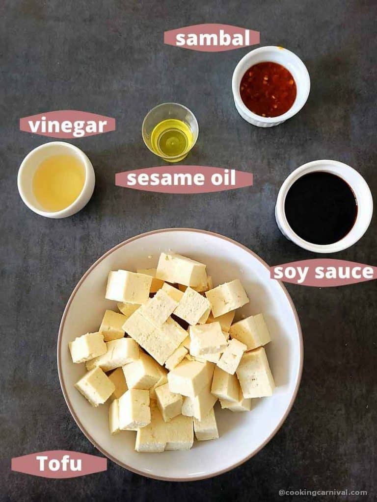 pre-measured ingredients for tofu poke