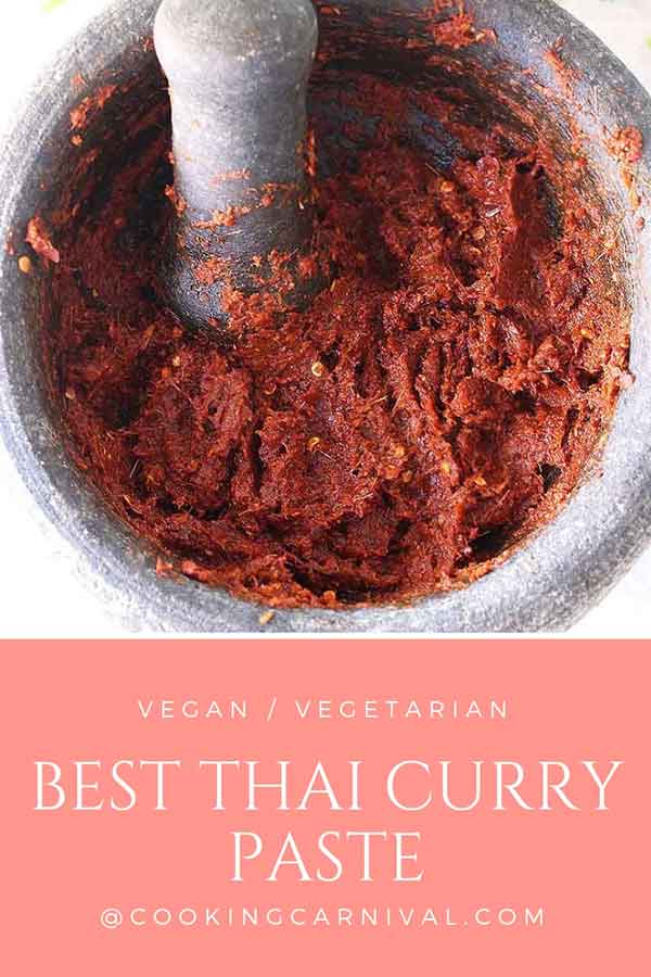 Best homemade thai red curry paste