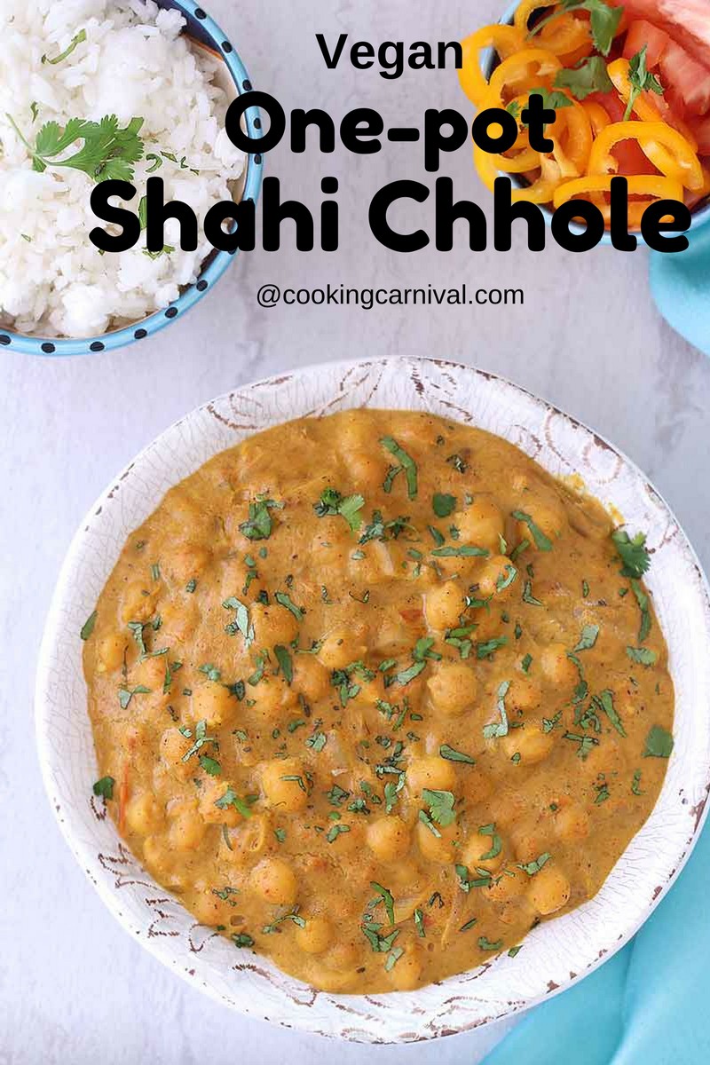 Instant Pot Shahi Chhole